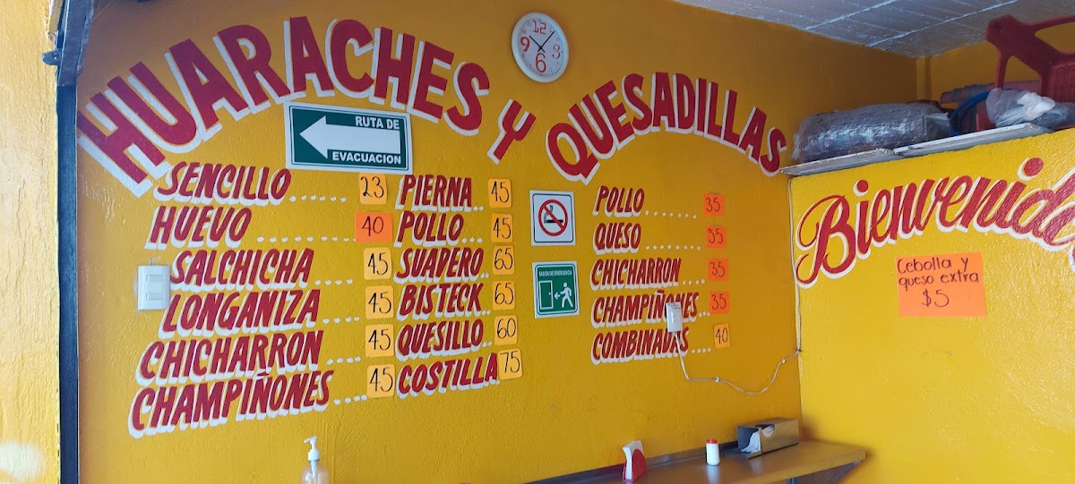 Quesadillas Y Huaraches Mary Menu - Image 3